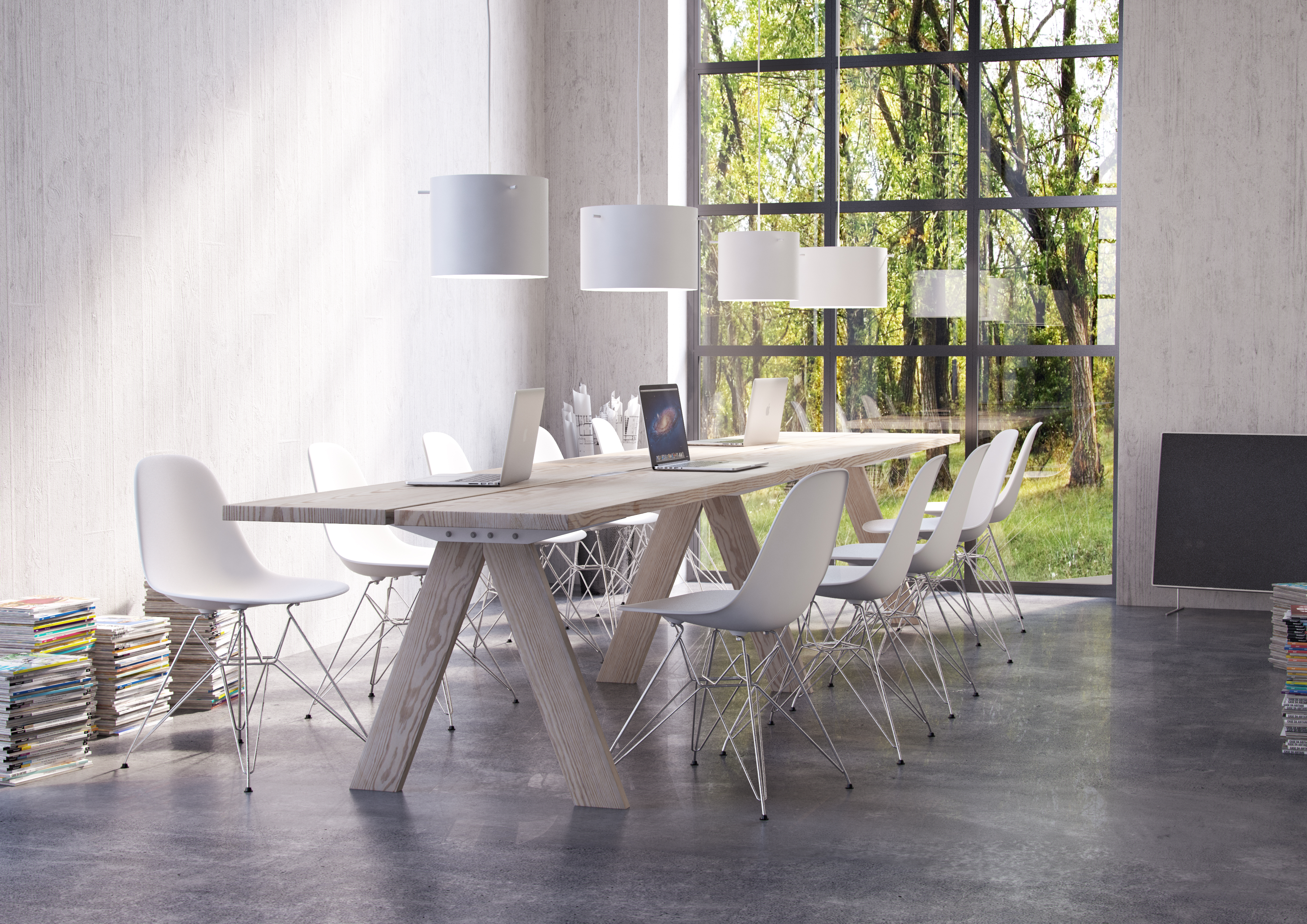 Timber table, Getama