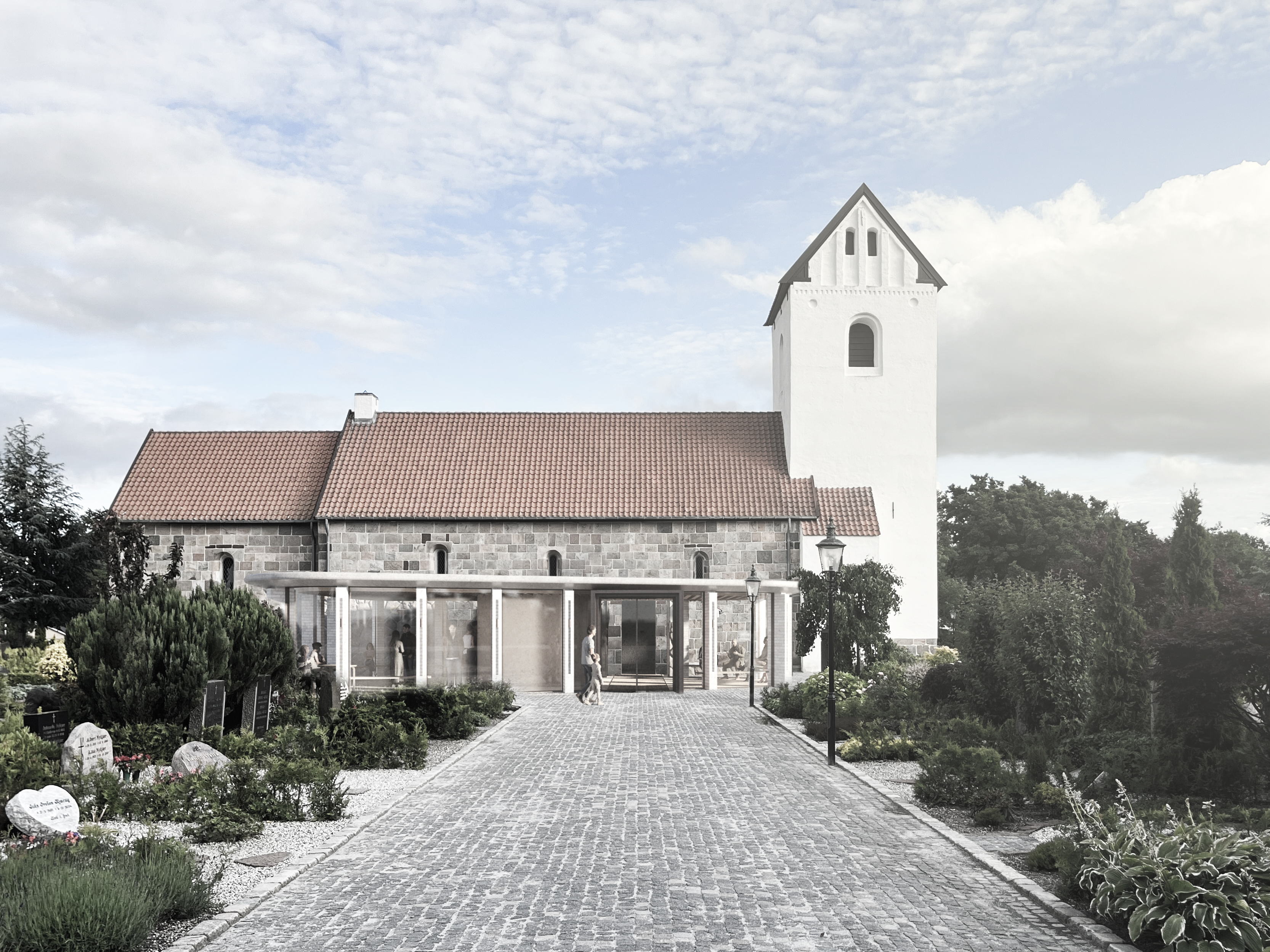 Nyt våbenhus til Gjellerup Kirke